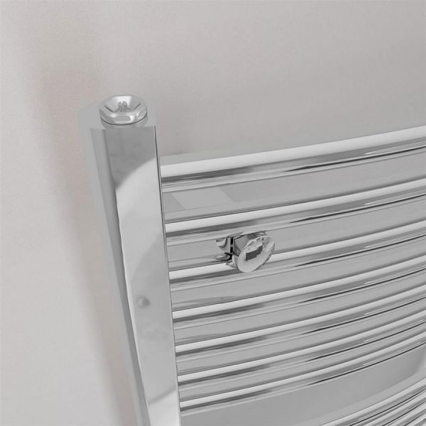 Eastbrook Biava 1720 x 450 Curved Chrome Towel Rail #3