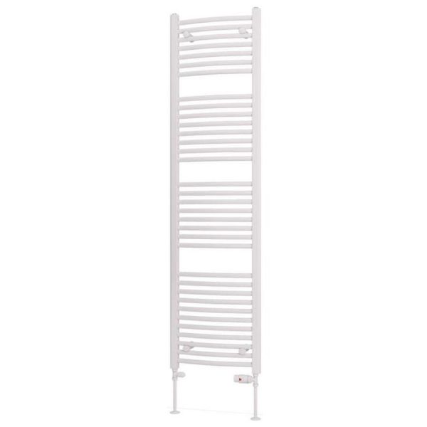 Eastbrook Biava 1720 x 450 Curved White Towel Rail