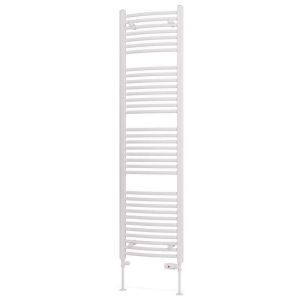 Eastbrook Biava 1720 x 450 Curved White Towel Rail