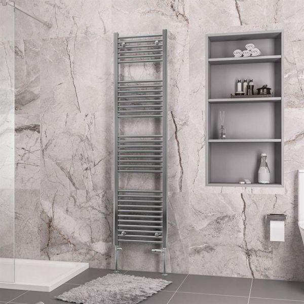Eastbrook Biava 1720 x 450 Straight Chrome Towel Rail #2