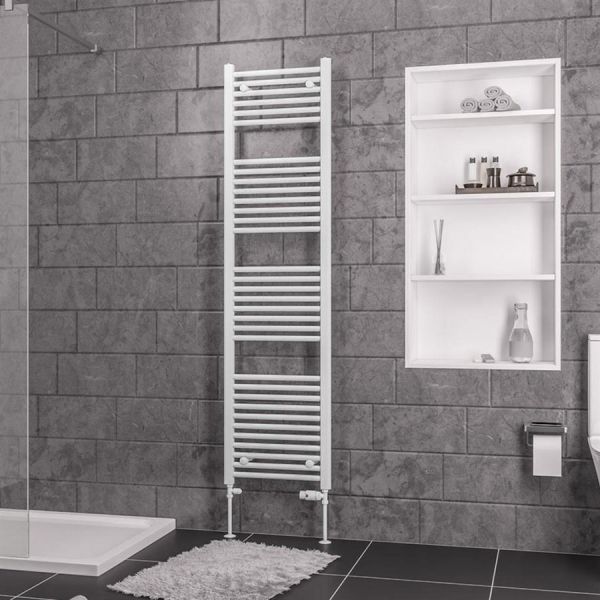 Eastbrook Biava 1720 x 450 Straight White Towel Rail #2