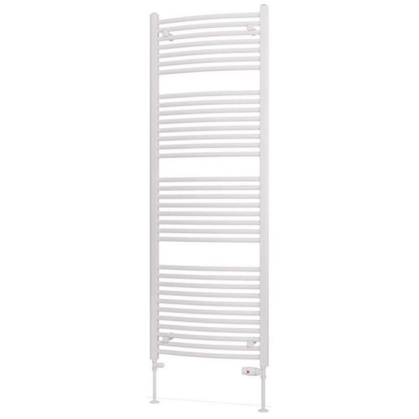 Eastbrook Biava 1720 x 600 Curved White Towel Rail