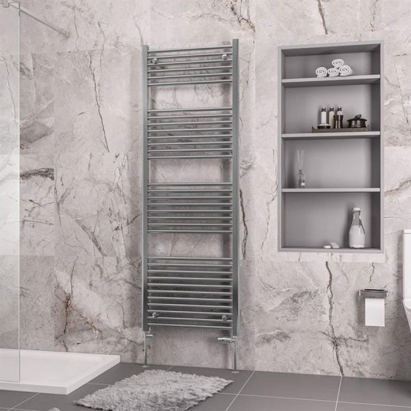 Eastbrook Biava 1720 x 600 Straight Chrome Towel Rail #2