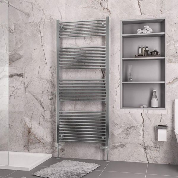 Eastbrook Biava 1720 x 750 Straight Chrome Towel Rail #2