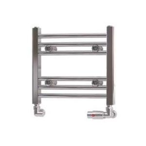 Eastbrook Biava 360 x 400 Curved Chrome Towel Rail