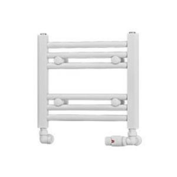 Eastbrook Biava 360 x 400 Straight White Towel Rail