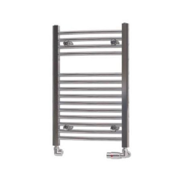 Eastbrook Biava 688 x 450 Curved Chrome Towel Rail
