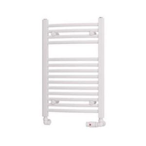 Eastbrook Biava 688 x 450 Curved White Towel Rail