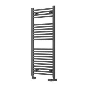 Eastbrook Biava Hidden Vent 1118 x 450 Straight Matt Anthracite Towel Rail