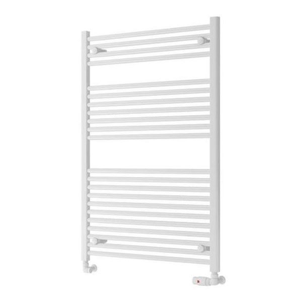 Eastbrook Biava Hidden Vent 1118 x 750 Straight Gloss White Towel Rail