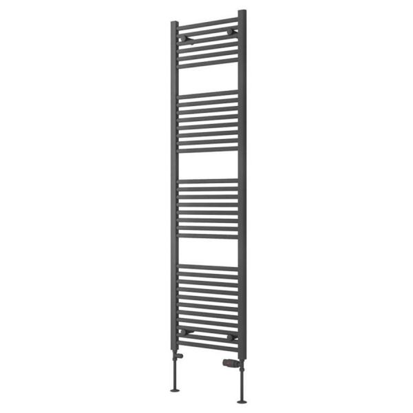 Eastbrook Biava Hidden Vent 1720 x 450 Straight Matt Anthracite Towel Rail