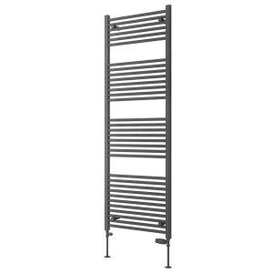 Eastbrook Biava Hidden Vent 1720 x 600 Straight Matt Anthracite Towel Rail
