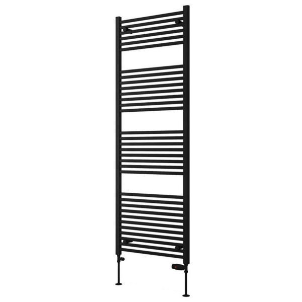 Eastbrook Biava Hidden Vent 1720 x 600 Straight Matt Black Towel Rail