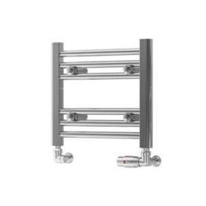 Eastbrook Biava Hidden Vent 360 x 400 Straight Chrome Towel Rail