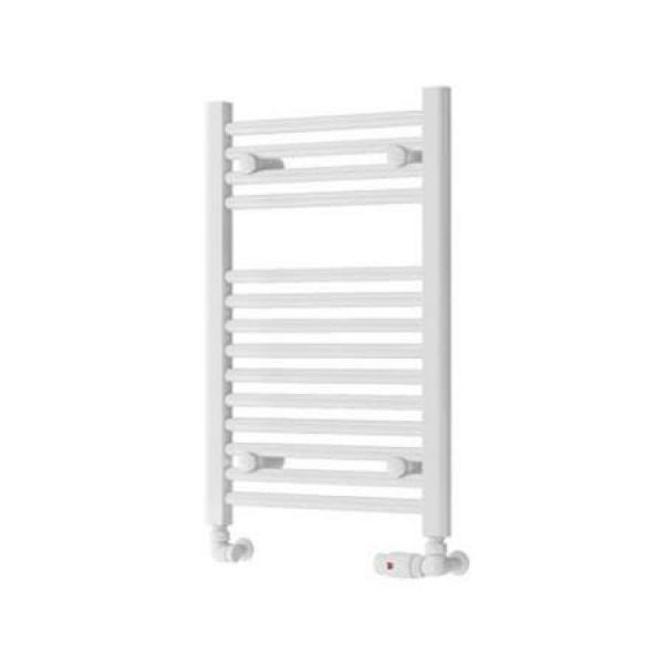 Eastbrook Biava Hidden Vent 688 x 450 Straight Gloss White Towel Rail