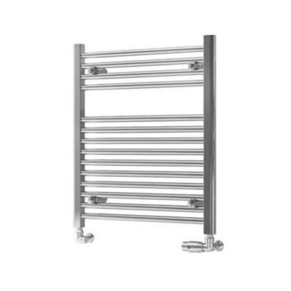Eastbrook Biava Hidden Vent 688 x 600 Straight Chrome Towel Rail