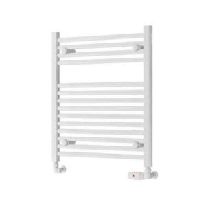 Eastbrook Biava Hidden Vent 688 x 600 Straight Gloss White Towel Rail