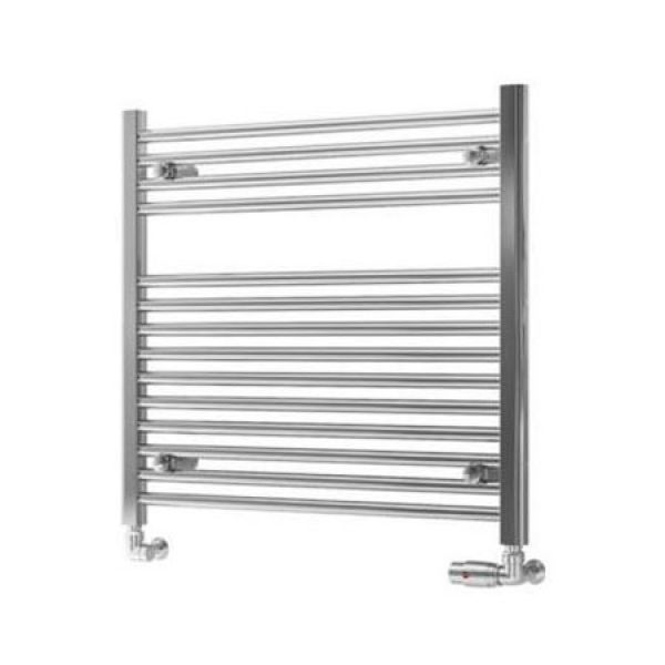Eastbrook Biava Hidden Vent 688 x 750 Straight Chrome Towel Rail