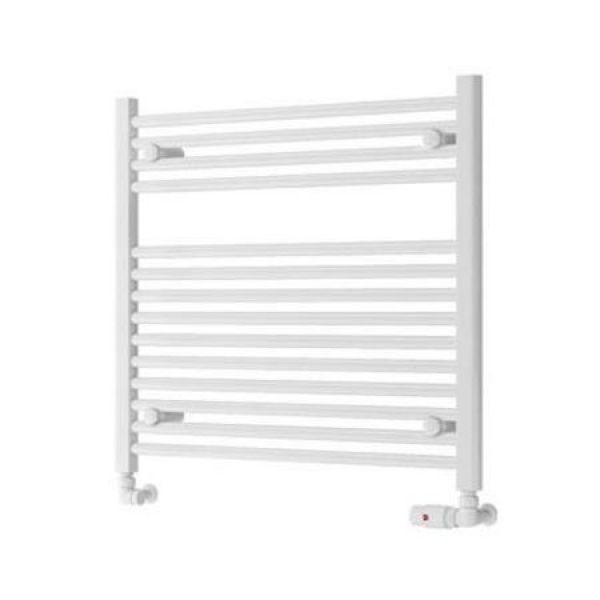 Eastbrook Biava Hidden Vent 688 x 750 Straight Gloss White Towel Rail