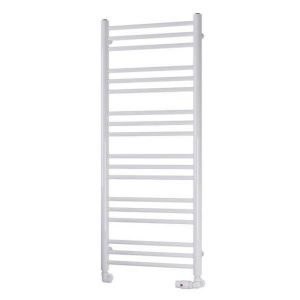 Eastbrook Biava 1200 x 500 Round WHITE Towel Rail