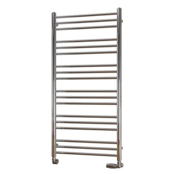 Eastbrook Biava 1200 x 600 Round Chrome Towel Rail