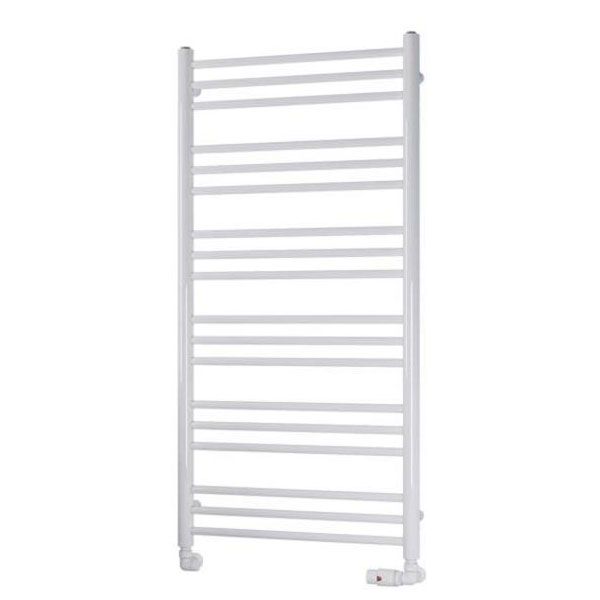 Eastbrook Biava 1200 x 600 Round WHITE Towel Rail
