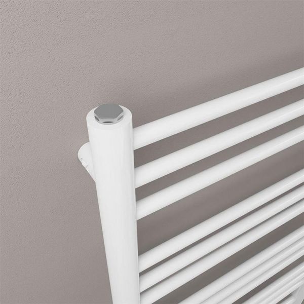 Eastbrook Biava 1800 x 600 Round WHITE Towel Rail #3