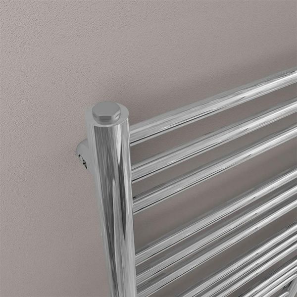 Eastbrook Biava 600 x 400 Round Chrome Towel Rail #3