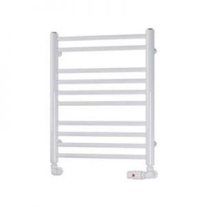 Eastbrook Biava 600 x 500 Round WHITE Towel Rail