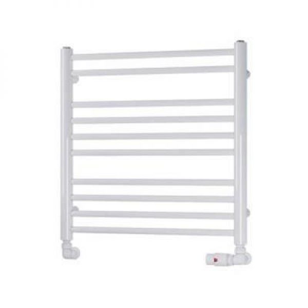 Eastbrook Biava 600 x 600 Round WHITE Towel Rail