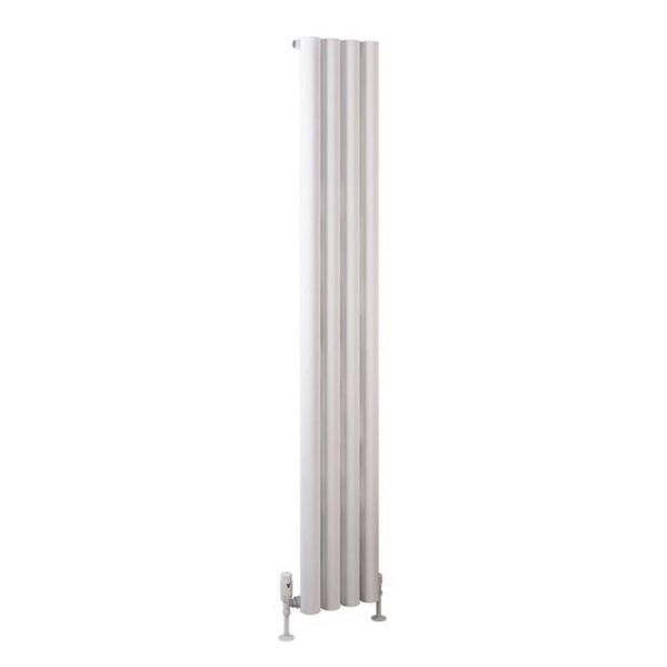 Eastbrook Burford 1800 x 275 Matt White Aluminium Designer Radiator