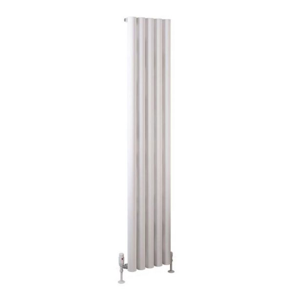Eastbrook Burford 1800 x 345 Matt White Aluminium Designer Radiator