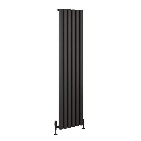 Eastbrook Burford 1800 x 415 Matt Anthracite Aluminium Designer Radiator
