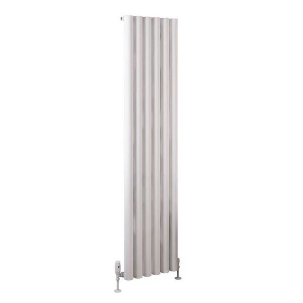 Eastbrook Burford 1800 x 415 Matt White Aluminium Designer Radiator