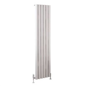 Eastbrook Burford 1800 x 415 Matt White Aluminium Designer Radiator