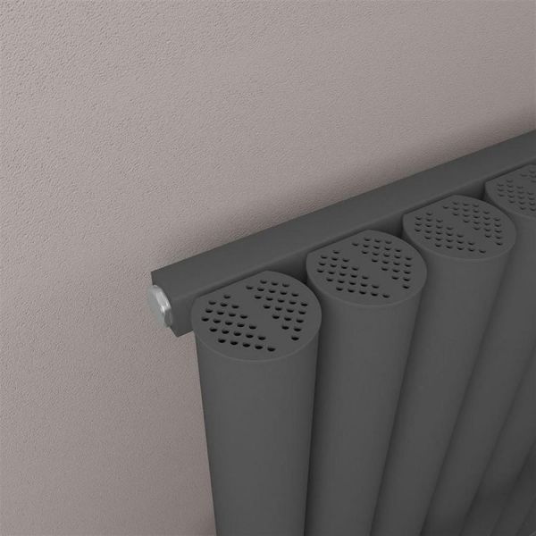 Eastbrook Burford 1800 x 485 Matt Anthracite Aluminium Designer Radiator #3