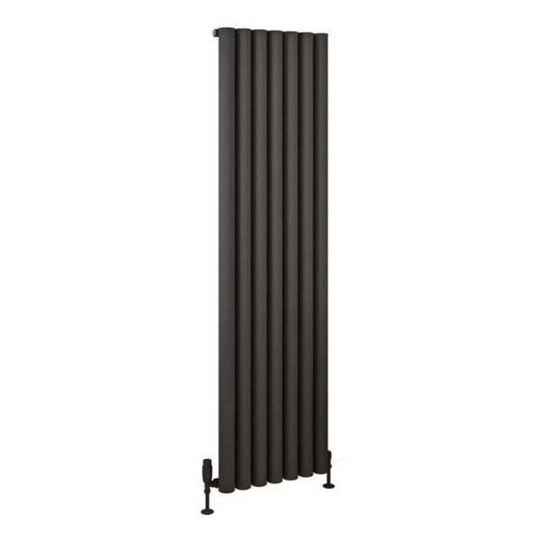 Eastbrook Burford 1800 x 485 Matt Anthracite Aluminium Designer Radiator