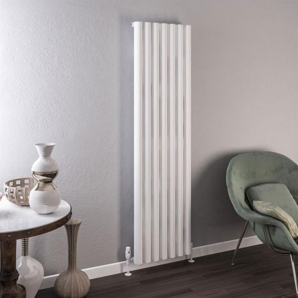 Eastbrook Burford 1800 x 485 Matt White Aluminium Designer Radiator #2