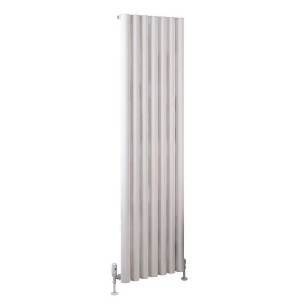 Eastbrook Burford 1800 x 485 Matt White Aluminium Designer Radiator