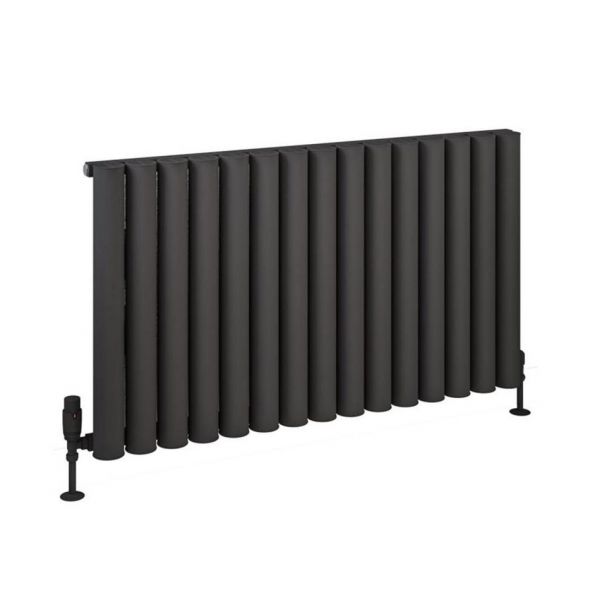 Eastbrook Burford 600 x 1045 Matt Anthracite Aluminium Designer Radiator