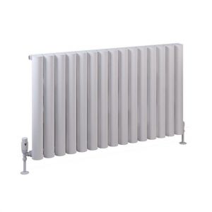 Eastbrook Burford 600 x 1045 Matt White Aluminium Designer Radiator