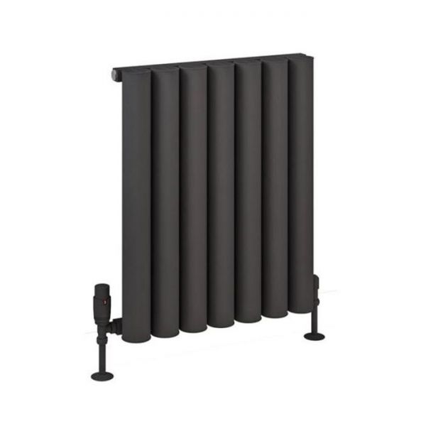 Eastbrook Burford 600 x 485 Matt Anthracite Aluminium Designer Radiator