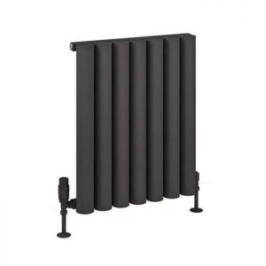 Eastbrook Burford 600 x 485 Matt Anthracite Aluminium Designer Radiator