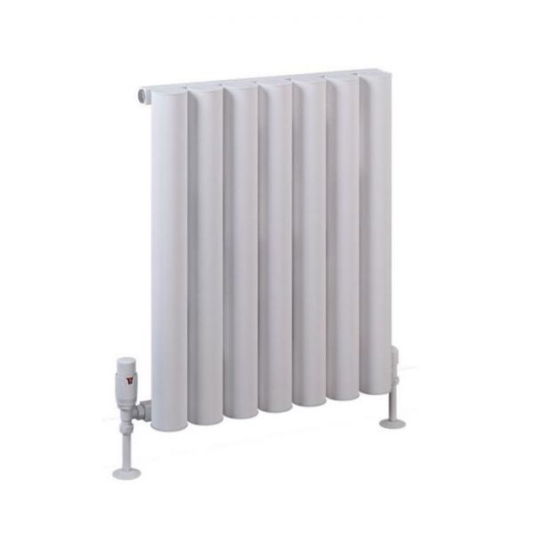 Eastbrook Burford 600 x 485 Matt White Aluminium Designer Radiator