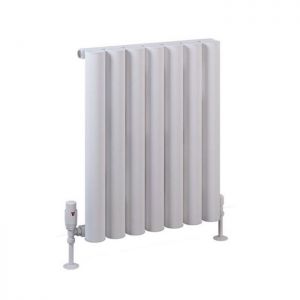 Eastbrook Burford 600 x 485 Matt White Aluminium Designer Radiator
