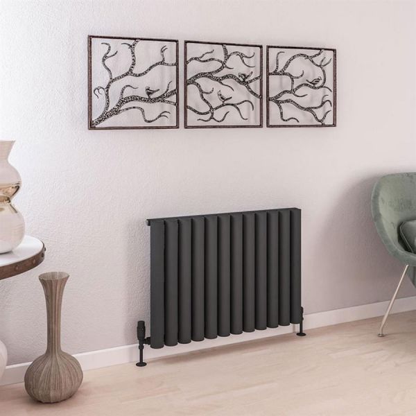 Eastbrook Burford 600 x 835 Matt Anthracite Aluminium Designer Radiator #2