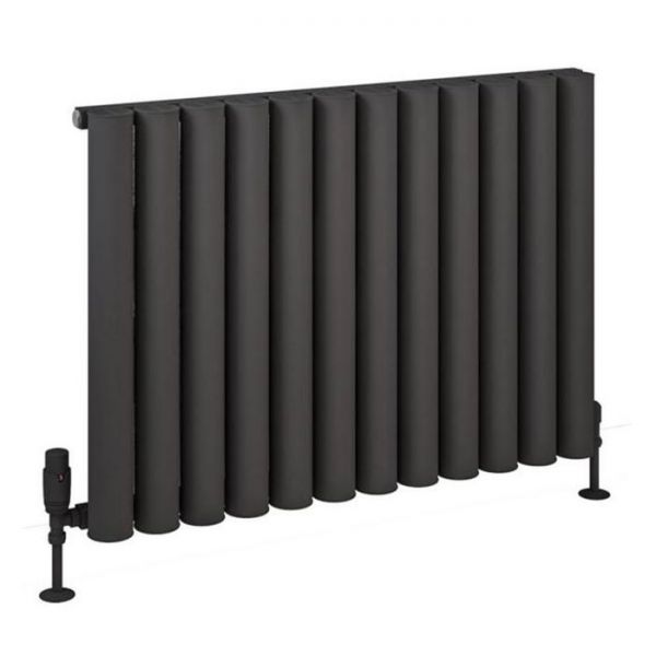 Eastbrook Burford 600 x 835 Matt Anthracite Aluminium Designer Radiator
