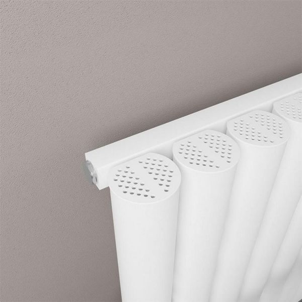 Eastbrook Burford 600 x 835 Matt White Aluminium Designer Radiator #3
