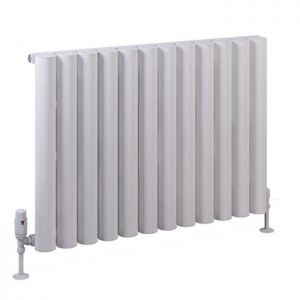 Eastbrook Burford 600 x 835 Matt White Aluminium Designer Radiator