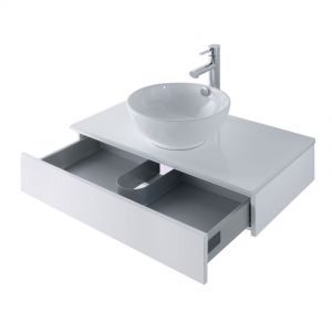 Eastbrook Castilla 600 White Wall Hung Drawer Unit